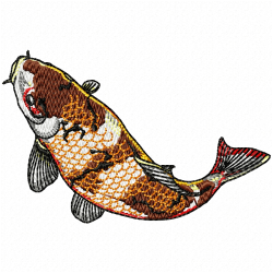 Fishes Embroidery Design 1 Fishes Embroidery Design 1